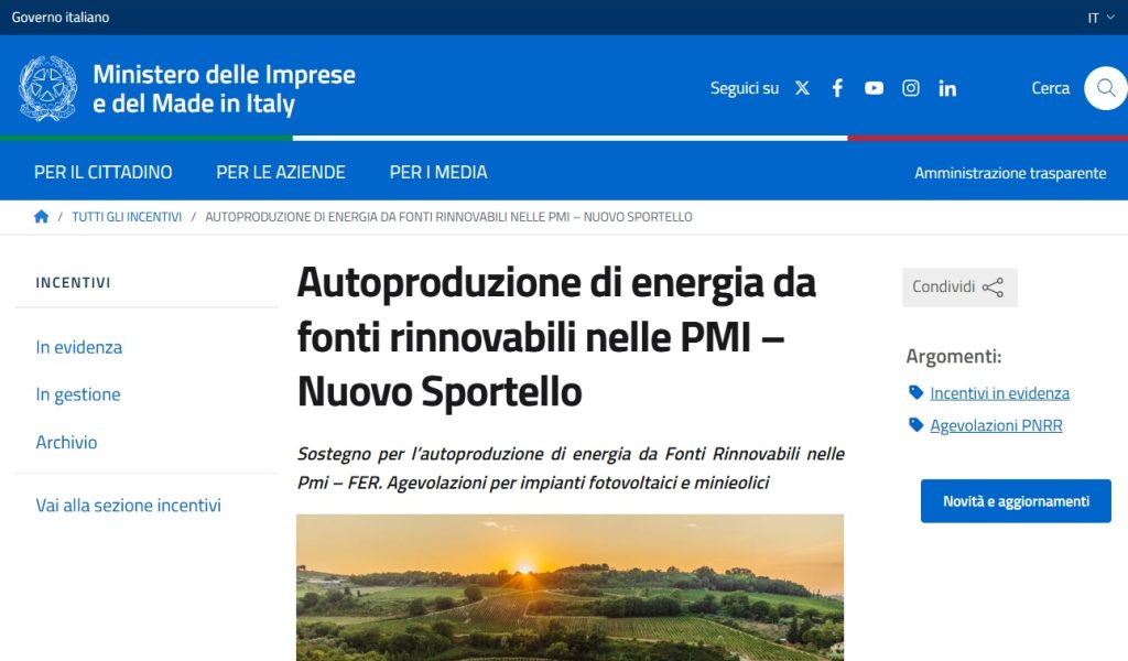 sito MIMIT